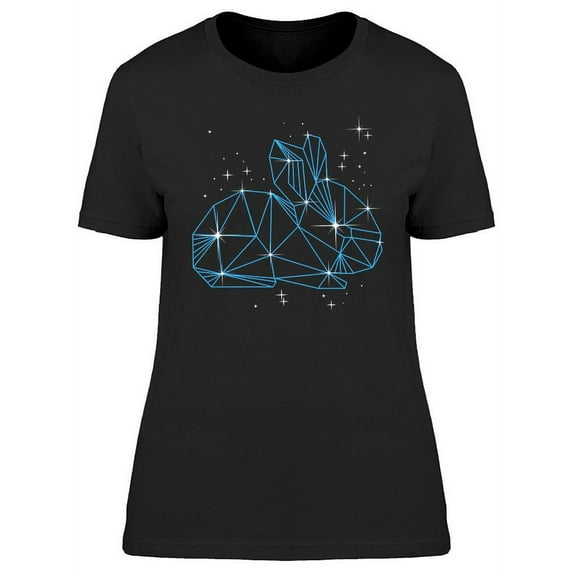 Little Bunny Polygonal T-Shirt Women -Image by Shutterstock, Female x-Large