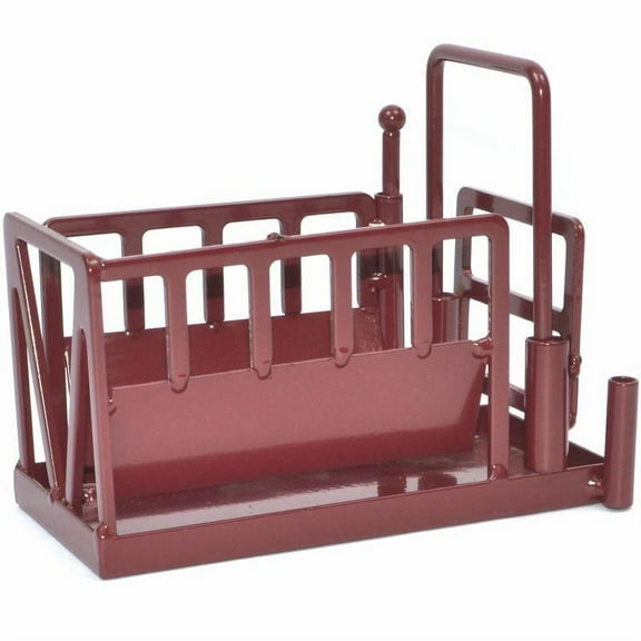 little buster toy heavy duty metal cattle chute red 500234