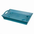 thumbnail image 1 of Little Butler  PVC Serving Tray, Aqua - Large, 1 of 1