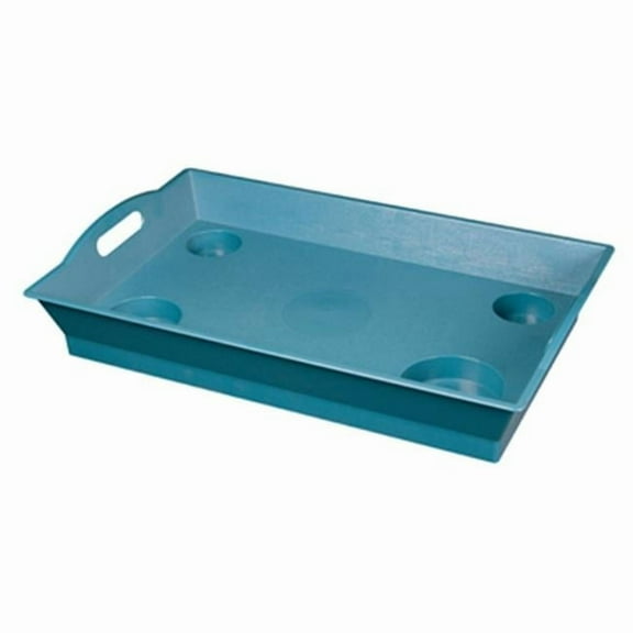 Little Butler PVC Serving Tray, Aqua - Large