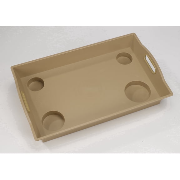 Little Butler Serving Tray, Large, Wicker, PVC, Pack of 6