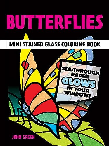 Pre-Owned Little Butterflies Stained Glass Coloring Book (Paperback) 9780486270104