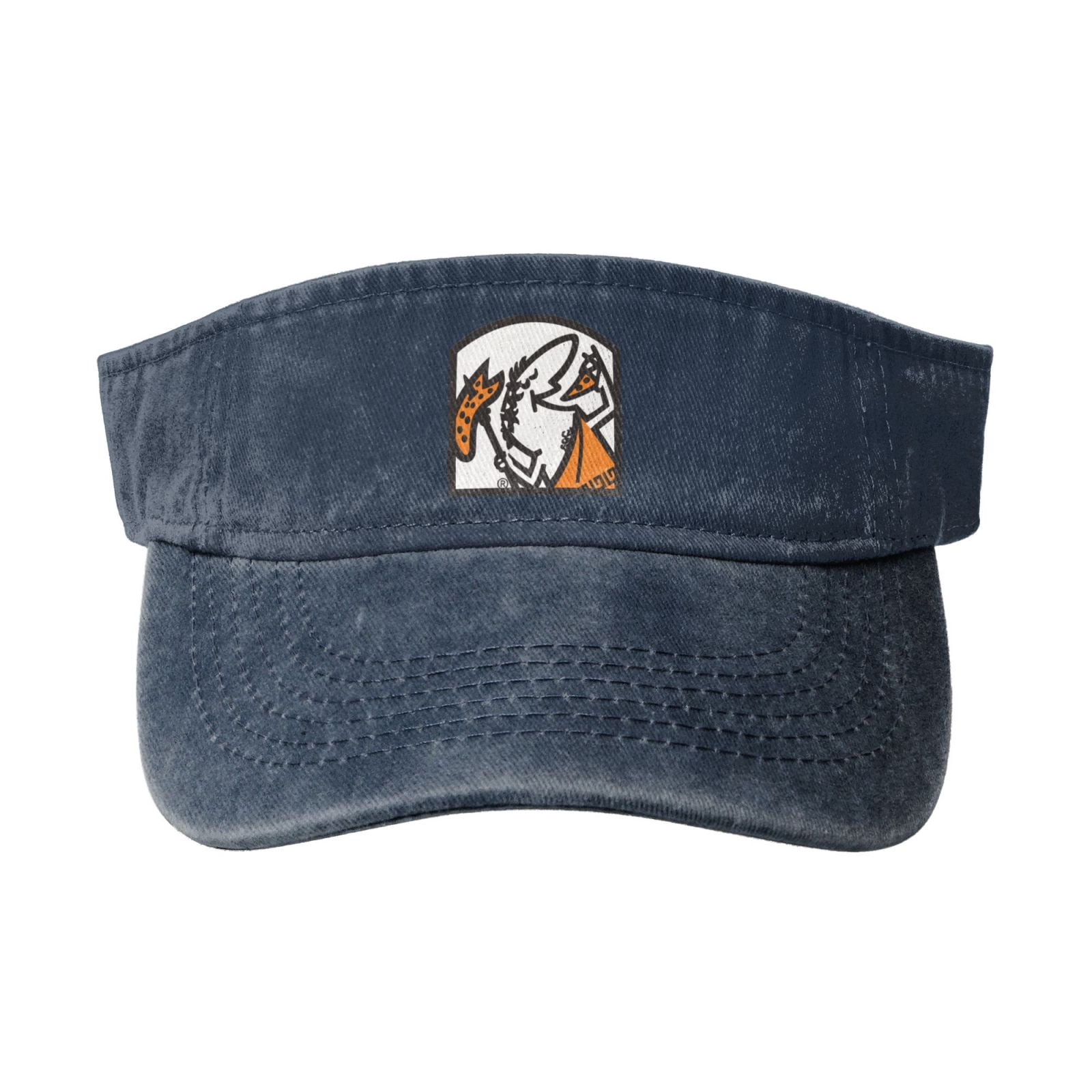 Turning Point USA Sport Sun Visor Hat - Cotton Denim Empty Top Baseball Cap For Outdoor Activities