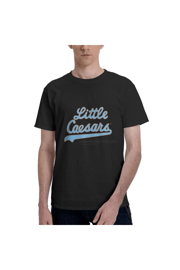 Little Caesars Men'S Basic Short Sleeve T-Shirt Fashion Black Small
