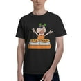 thumbnail image 1 of Little Caesars Men'S Basic Short Sleeve T-Shirt Fashionable Black Small, 1 of 8