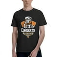 thumbnail image 1 of Little Caesars Men'S Basic Short Sleeve T-Shirt Vogue Black Small, 1 of 8