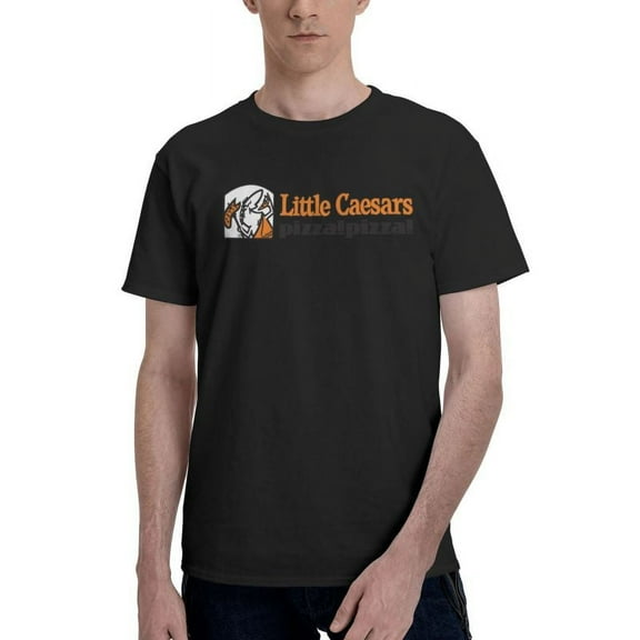 Little Caesars Men'S Basic Short Sleeve T-Shirt Vogue Black Small