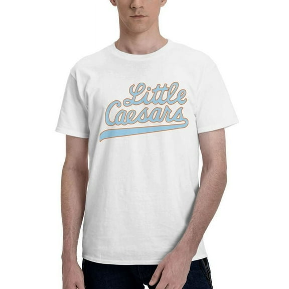 Little Caesars Men'S Basic Short Sleeve T-Shirt Vogue White 3x-Large