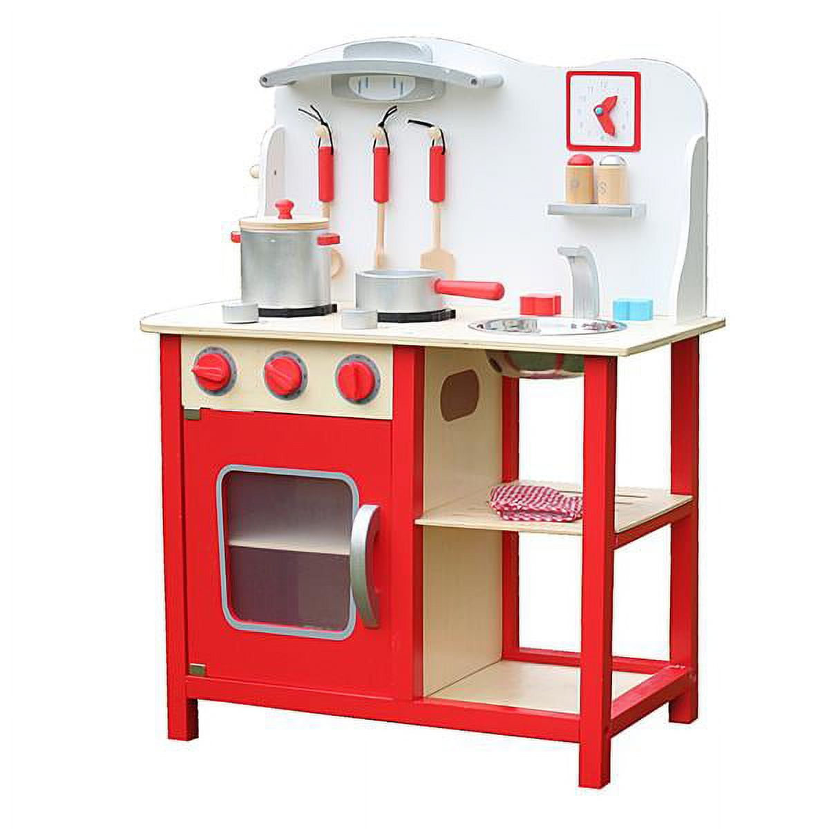 Little Chef Kitchen Toy Children Cooking Kitchen Toy Wood Kids Cooking