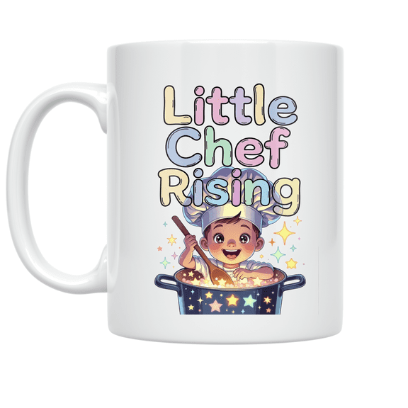 Little Chef Rising Design - Junior Chef - 11 oz Ceramic Coffee Mug
