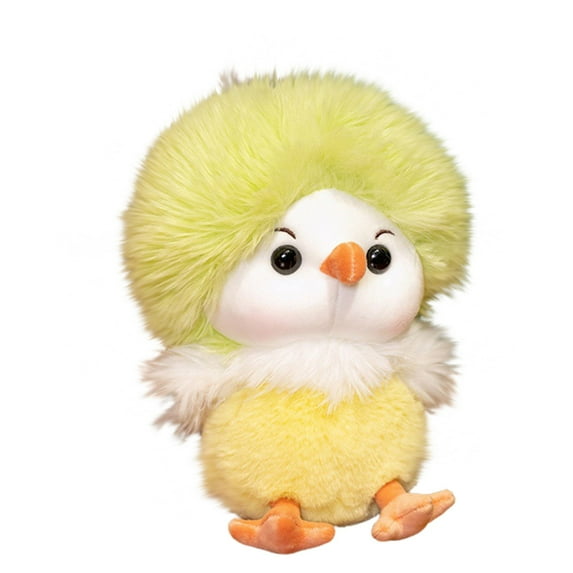 Little Chick Stuffed Animals, Cute Plush Chicken Toy for Soothing & Relaxation, Easter Chicken Gifts for Boys Girls (Green)