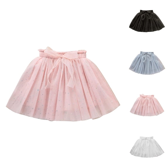 Little Child Girls Tulle Skirt Tutu Dancing Skirt for Girls Net Half Skirt Princess Style Short Skirt for Ballet Dance Performance and Birthday Party Gift