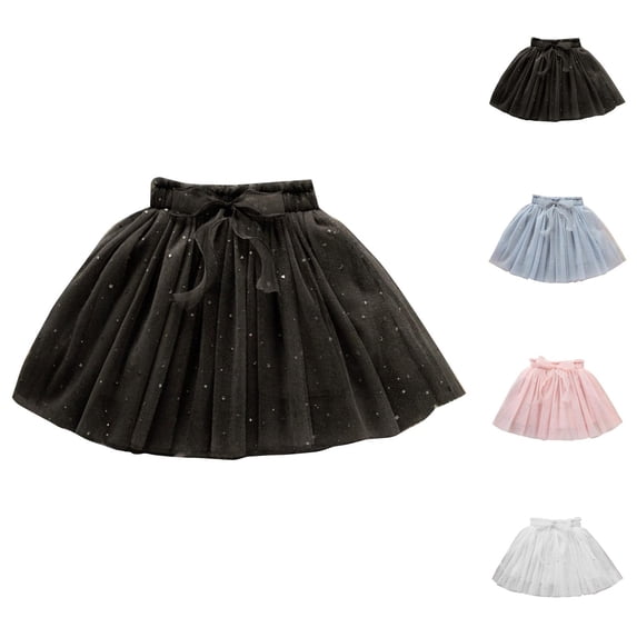 Little Child Girls Tulle Skirt Tutu Dancing Skirt for Girls Net Half Skirt Princess Style Short Skirt for Ballet Dance Performance and Birthday Party Gift