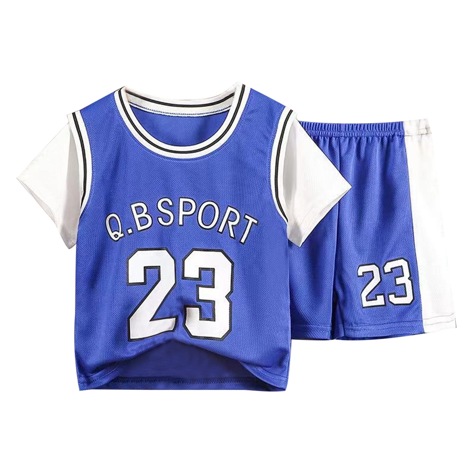 Little Child Kids Outfits Summer Short Sleeved Sports Suit