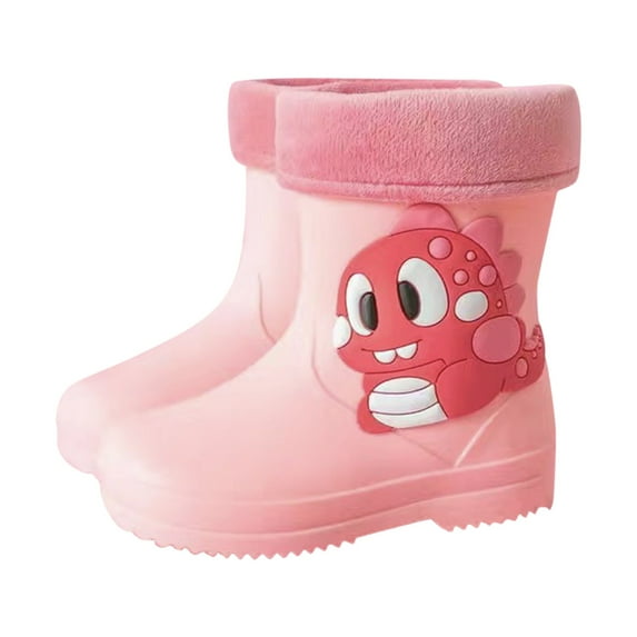 Little Child Shoes Rain Boots Toddler Girl Unisex Classic Children Rainboots Rubber with Children Water Shoes Waterproof Rain Boots Kids Baby Cartoon Shoes