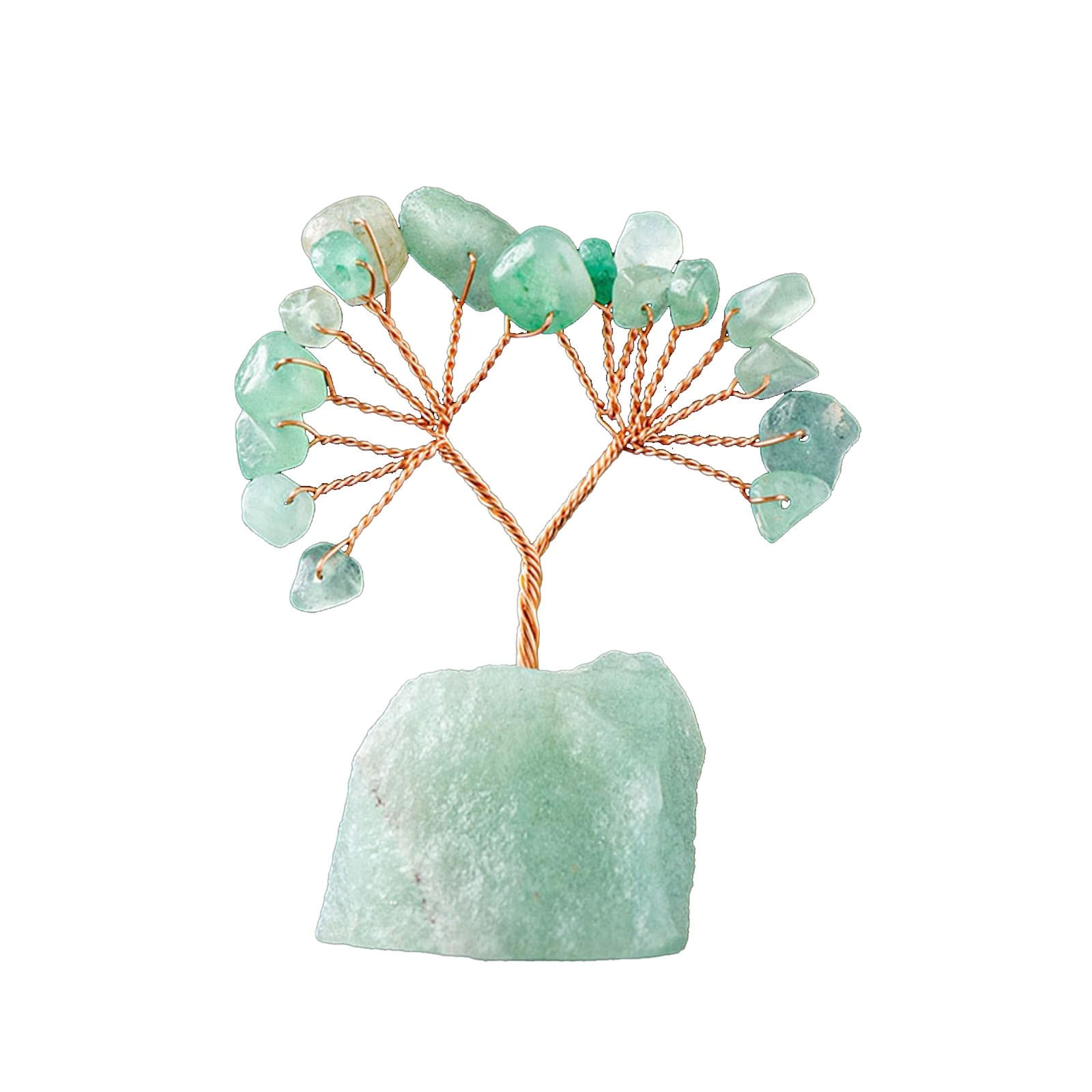 Little Christmas Trees Glass Sculpture Lighted Birch Branches 36 Inches