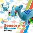 thumbnail image 1 of Little Chubby One  11 in. Sensory Dinosaur Buckle Pillow, 1 of 1