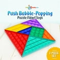 thumbnail image 1 of Little Chubby One LCO-FID-POP-TAN-7PC Push Pop It Bubble Popping Puzzle Fidget Toys Set, 7 Piece, 1 of 1