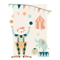 thumbnail image 1 of Little Circus Print Wall Art, Modern Wall Decor For Living Room Bedroom, 8x12 UNFRAMED, 1 of 2