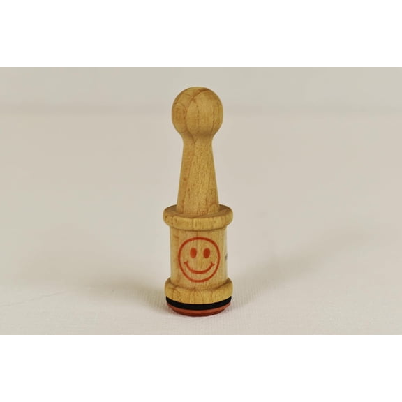 Little Classic Rubber Stamp (Smiley Face)