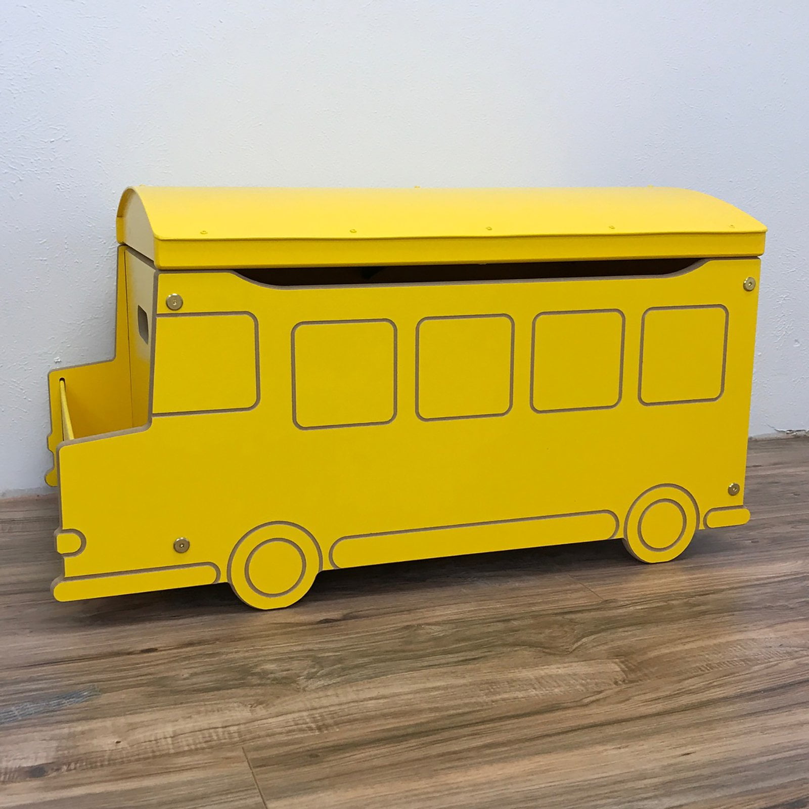 Little Colorado School Bus with Lid Toy Storage Box - Walmart.com