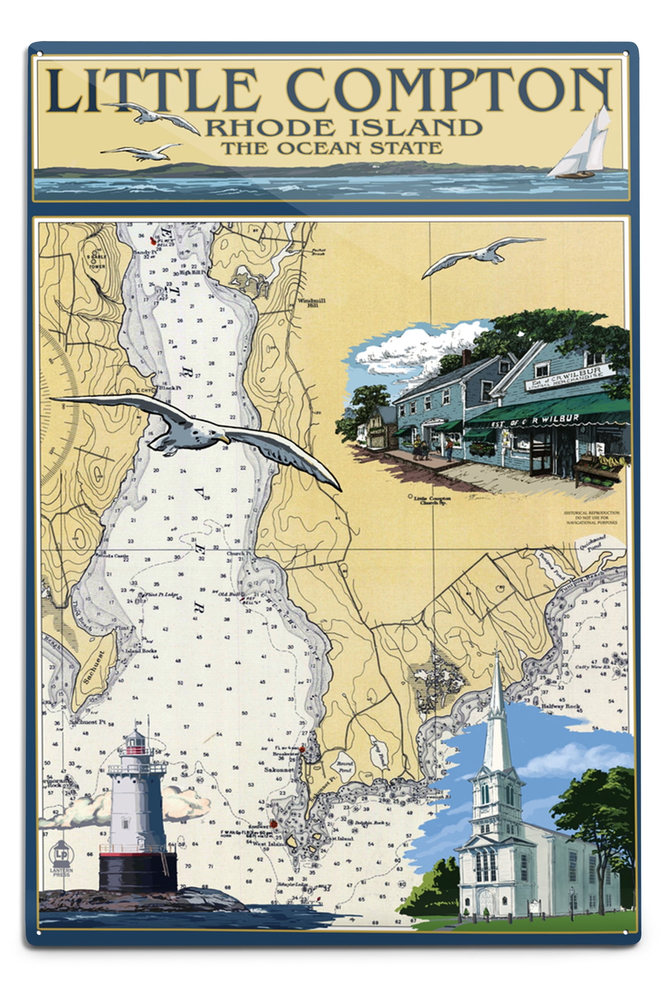 Little Compton, Rhode Island Chart