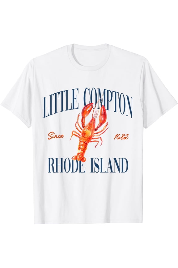 Little Compton Rhode Island Est. 1682 - Old Money, Retro T-Shirt, Vintage Birthday Gift