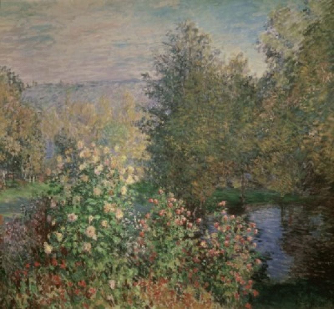Little Corner of the Garden Claude Monet (1840-1926French) Oil on canvas Pushkin Museum of Fine Arts Moscow Canvas Art - Claude Monet (18 x 24)
