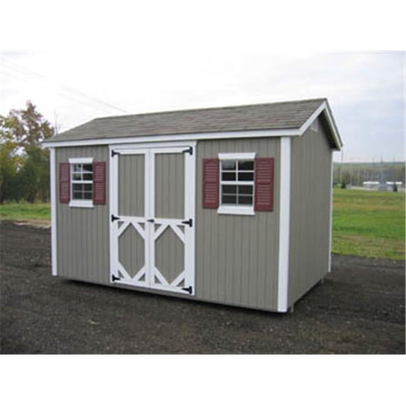Little Cottage 10x10 CWWS-WPNK Classic Workshop DIY Kit, 10 x 10 ft.