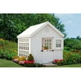 thumbnail image 1 of Little Cottage 10x16-LCG-WPNK Colonial Gable Greenhouse Panelized Kit, 10 x 16 ft., 1 of 6