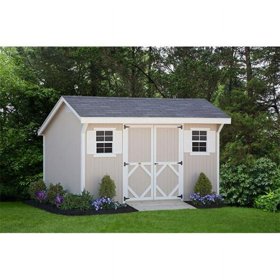 Little Cottage 12x12 CWSB-WPNK Classic Saltbox DIY Kit, 12 x 12 ft.