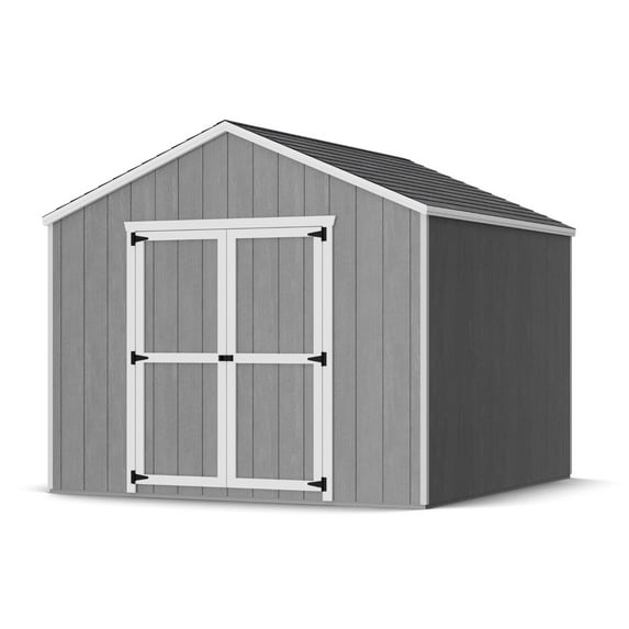 Little Cottage Co. 10x10 Value Gable Shed, Outdoor Wood Storage Do-It-Yourself Precut Kit