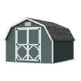 thumbnail image 1 of Little Cottage Co. 10x12 Classic Gambrel Barn with 4 ft. Sidewalls, Outdoor Wood Storage Shed Do-It-Yourself Precut Kit, 1 of 4