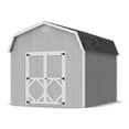 thumbnail image 1 of Little Cottage Co. 10x12 Classic Gambrel Barn with 6 ft. Sidewalls, Outdoor Wood Storage Shed Do-It-Yourself Precut Kit, 1 of 13