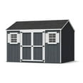 thumbnail image 1 of Little Cottage Co. 10x12 Value Workshop Shed with Operable Windows and Floor, Outdoor Wood Storage Do-It-Yourself Precut Kit, 1 of 14