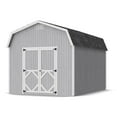 thumbnail image 1 of Little Cottage Co. 10x14 Classic Gambrel Barn with 6 ft. Sidewalls, Outdoor Wood Storage Shed Do-It-Yourself Precut Kit, 1 of 13