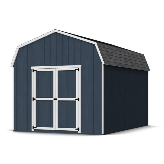Little Cottage Co. 10x14 Value Gambrel Barn with 6 ft. Sidewalls, Outdoor Wood Storage Shed Do-It-Yourself Precut Kit