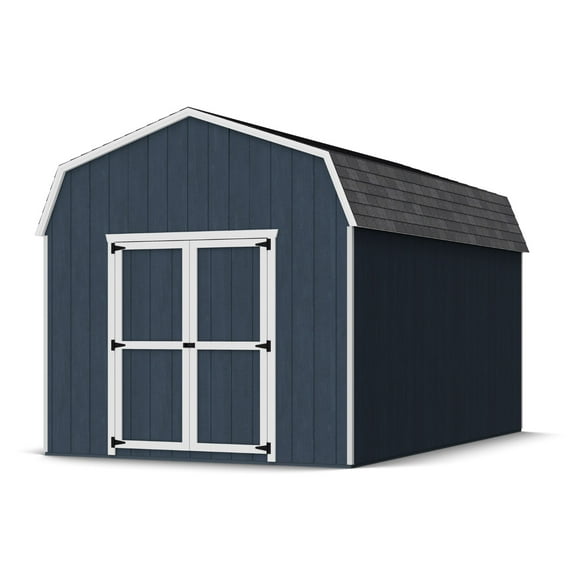 Little Cottage Co. 10x16 Value Gambrel Barn with 6 ft. Sidewalls, Outdoor Wood Storage Shed Do-It-Yourself Precut Kit