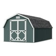 thumbnail image 1 of Little Cottage Co. 10x18 Classic Gambrel Barn with 4 ft. Sidewalls and Floor, Outdoor Wood Storage Shed Do-It-Yourself Precut Kit, 1 of 14