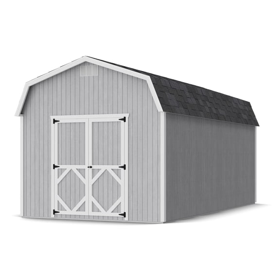 Little Cottage Co. 10x20 Classic Gambrel Barn with 6 ft. Sidewalls, Outdoor Wood Storage Shed Do-It-Yourself Precut Kit