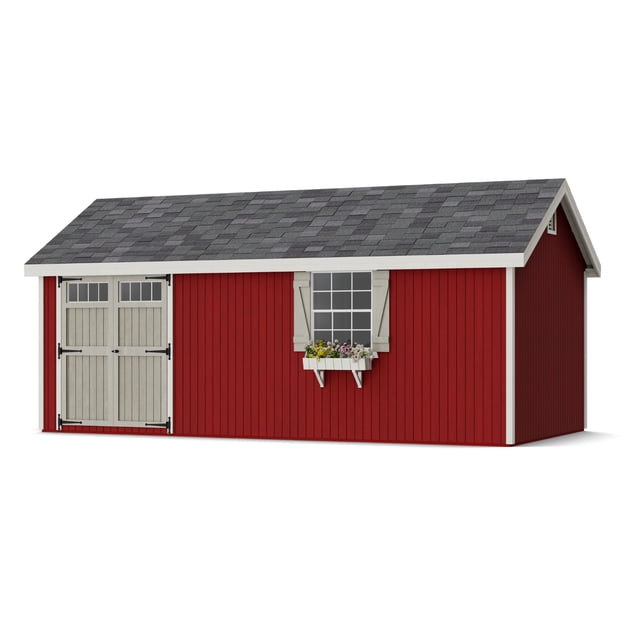 Little Cottage Co. 10x20 Colonial Pinehurst Shed with Operable Window ...