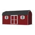 thumbnail image 1 of Little Cottage Co. 10x20 Value Gambrel Workshop Barn with 6 ft. Sidewalls, Outdoor Wood Storage Shed Do-It-Yourself Precut Kit, 1 of 12