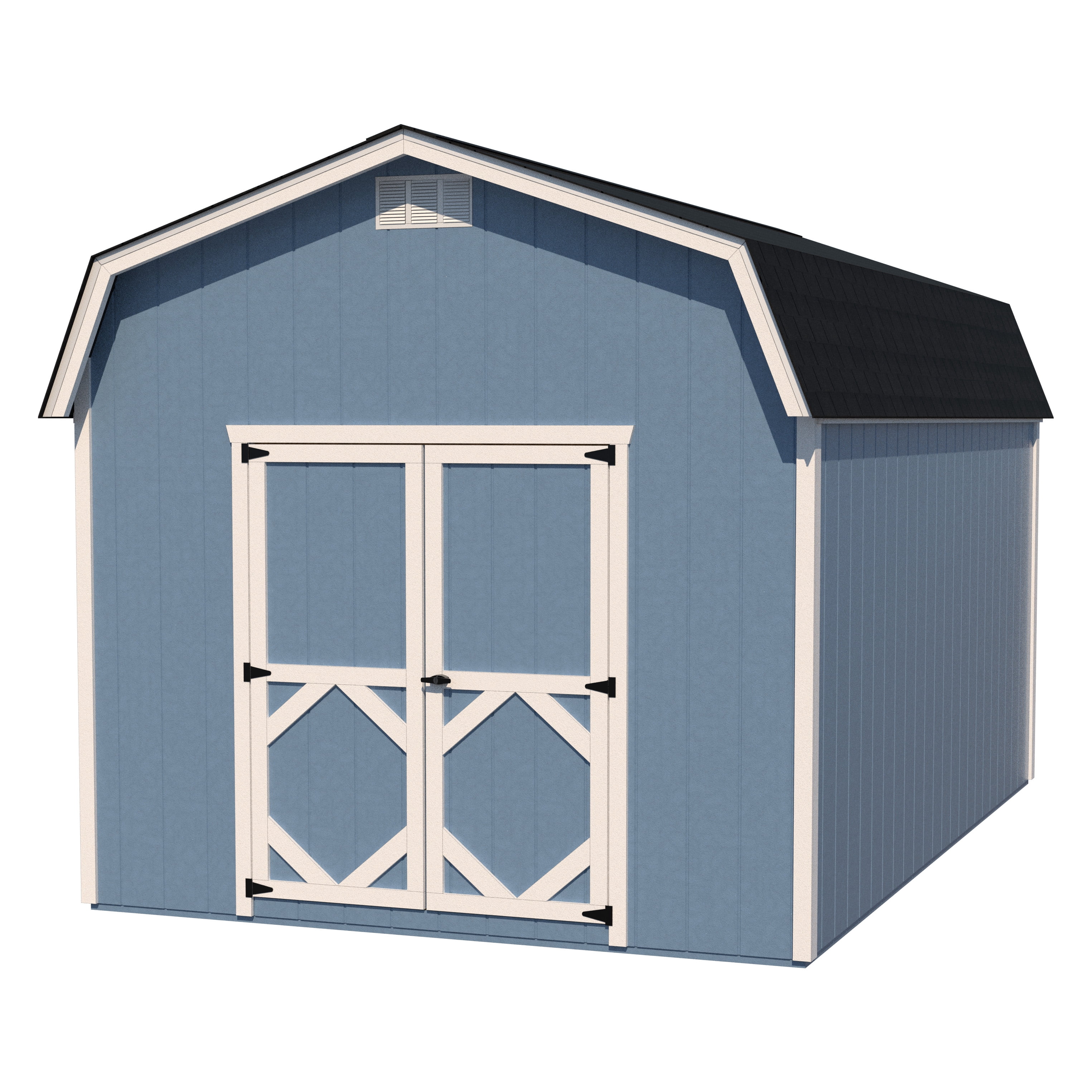 Little Cottage Co. 12 ft. x 14 ft. Classic Gambrel Wood Storage Barn