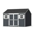 thumbnail image 1 of Little Cottage Co. 12x12 Value Workshop Shed with Operable Windows, Outdoor Wood Storage Do-It-Yourself Precut Kit, 1 of 13
