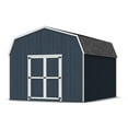thumbnail image 1 of Little Cottage Co. 12x14 Value Gambrel Barn with 6 ft. Sidewalls with Floor, Outdoor Wood Storage Shed Do-It-Yourself Precut Kit, 1 of 14