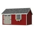 thumbnail image 1 of Little Cottage Co. 12x16 Colonial Pinehurst Shed with Operable Window and Floor, Outdoor Wood Storage Do-It-Yourself Precut Kit, 1 of 14