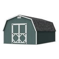 thumbnail image 1 of Little Cottage Co. 12x20 Classic Gambrel Barn with 4 ft. Sidewalls and Floor, Outdoor Wood Storage Shed Do-It-Yourself Precut Kit, 1 of 14