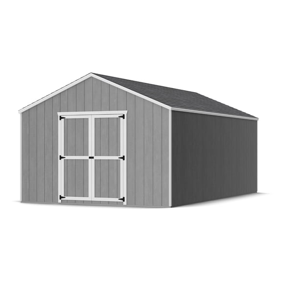 Little Cottage Co. 12x20 Value Gable Shed, Outdoor Wood Storage Do-It-Yourself Precut Kit