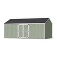 thumbnail image 1 of Little Cottage Co. 12x20 Value Gable Shed with Side Entry and Floor, Outdoor Wood Storage Do-It-Yourself Kit, 1 of 13