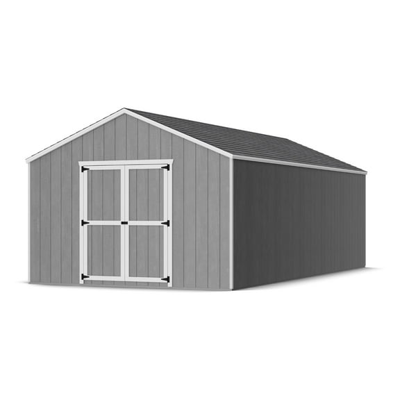 Little Cottage Co. 12x24 Value Gable Shed with Floor, Outdoor Wood Storage Do-It-Yourself Precut Kit